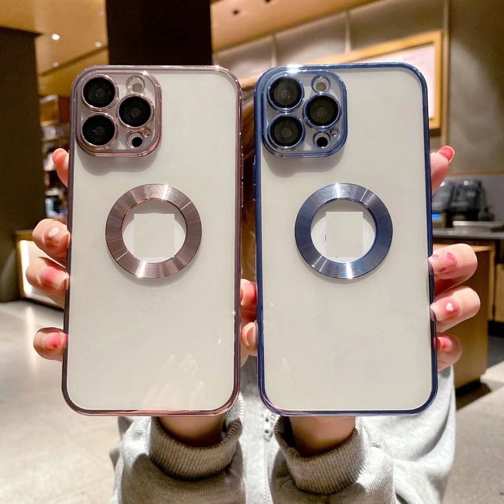 Ốp lưng iphone hở táo - bảo vệ cam - xi viền cực đẹp