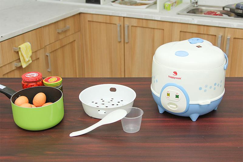 Nồi cơm điện happycook 1.2 lít hc-120-xanh mới 100% chính hãng