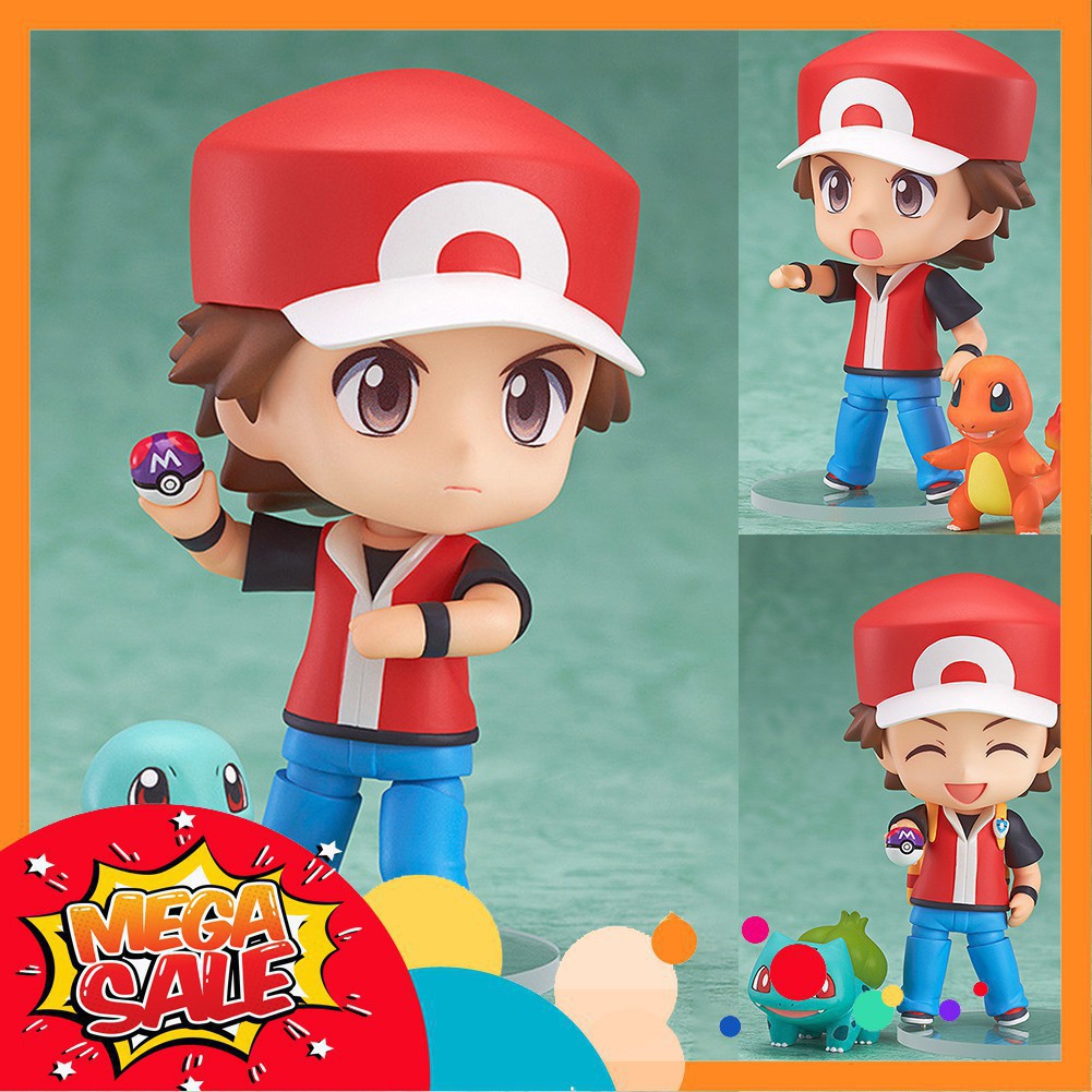 🌟GIÁ HỦY DIỆT🌟 Mô Hình Ash Ketchum Pokemon Có Khớp Cử Động Nendoroid 425