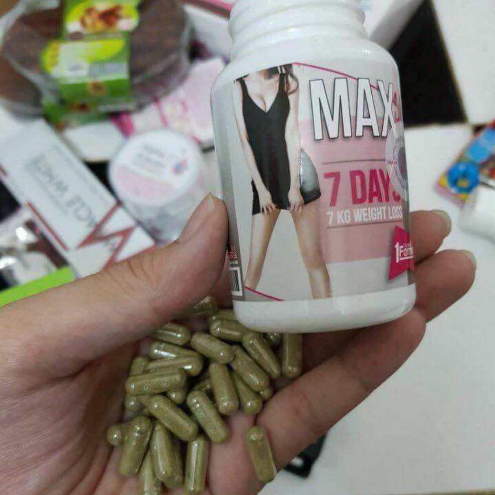 viên uống giảm cân Thái Lan Max Slim 7 Days hộp 30 viên