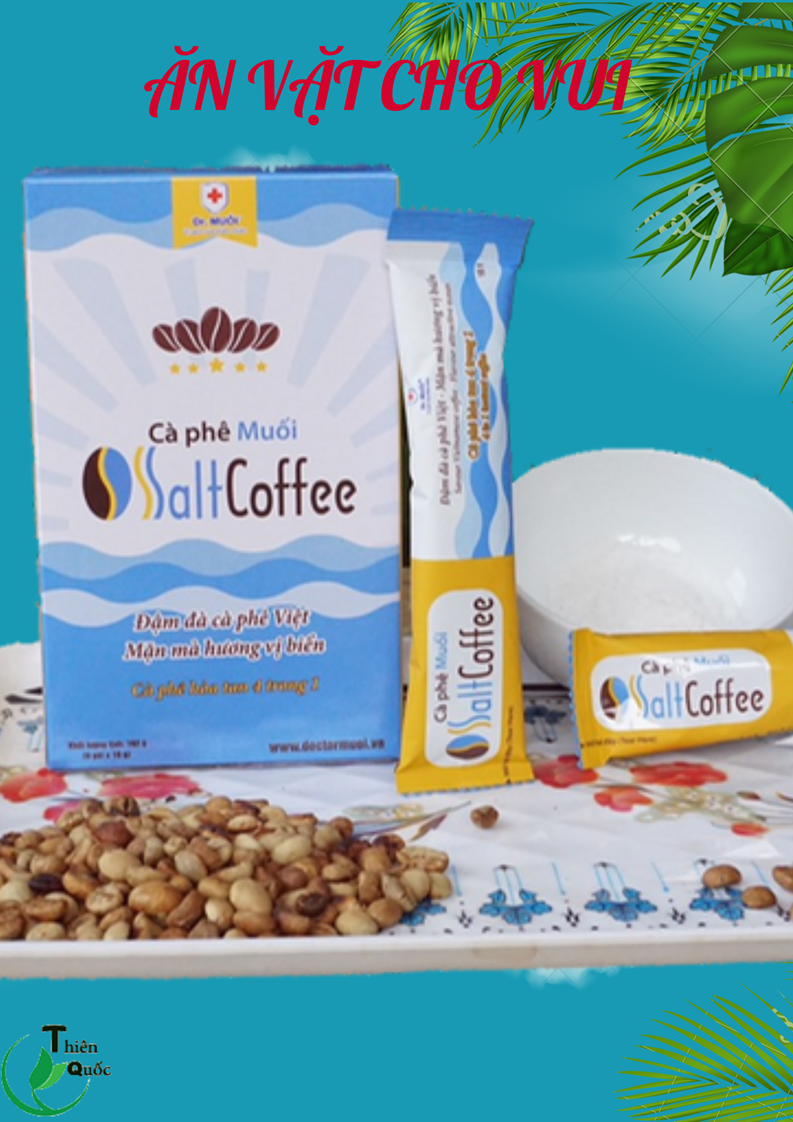 Cà phê muối saltcoffee hộp 9 gói