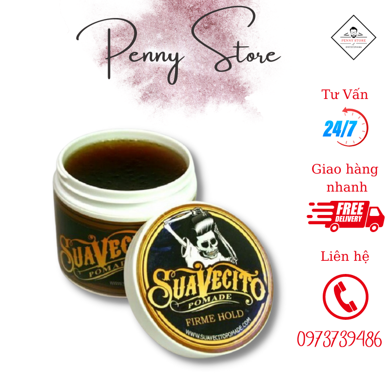 Sáp vuốt tóc nam suavecito strong hold - sáp mềm nhé