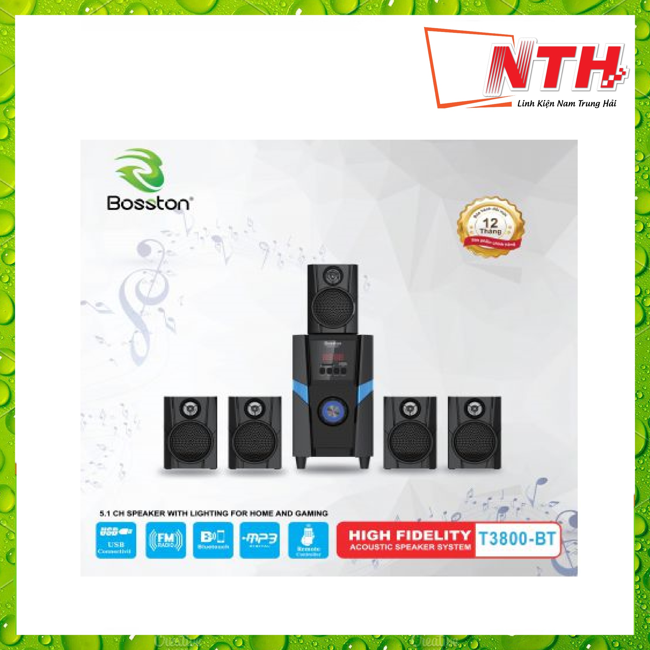 [HCM]Loa  5.1 Bosston T3800-BT (Bluetooth)