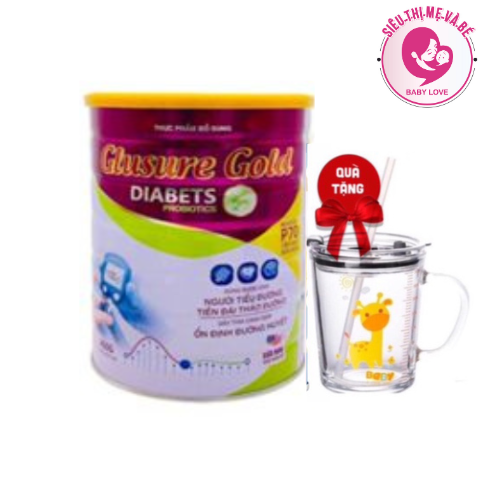 Sữa non tiểu đường Glusure Gold 900g date mới chính hãng