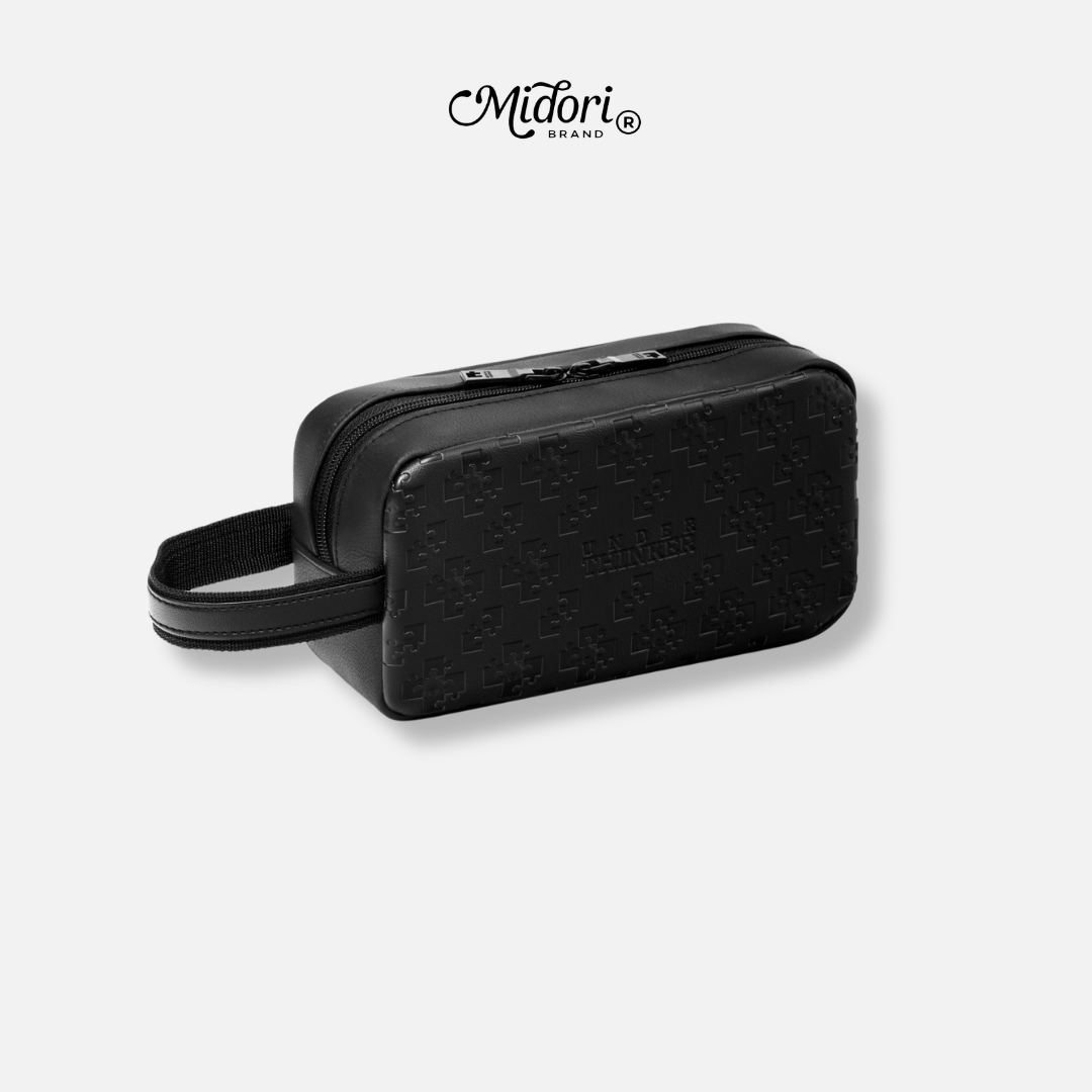 Hộp Bút Clutch Da Túi Đa Năng BIRON Nam Nữ Thể Thao Du Lịch Đựng Mỹ Phẩm Hộp Bút | M STUDIO