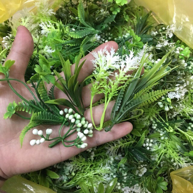 100g cỏ điểm đã bỏ gọng,điểm hoa sáp, hoa lụa, oản