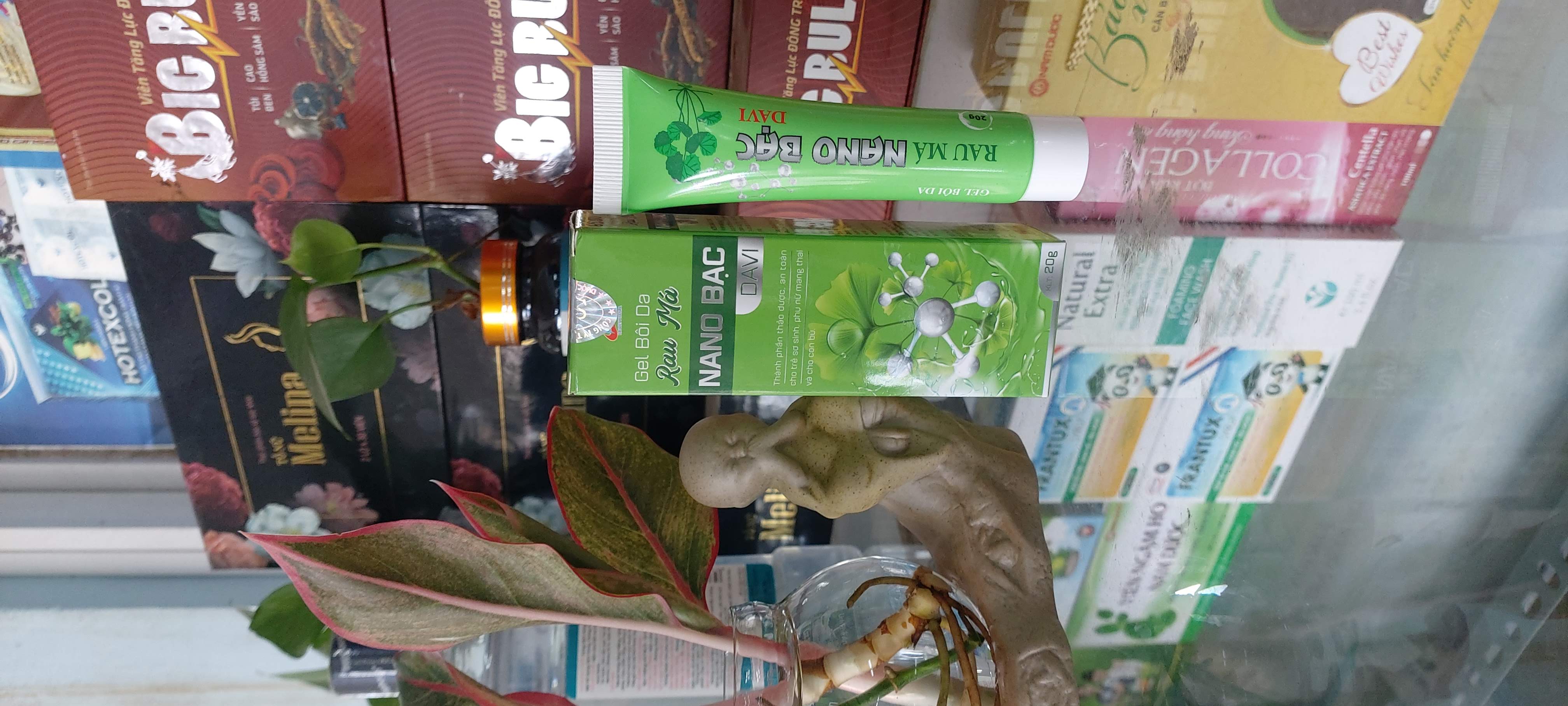 Gel bôi da rau má nano bạc davi, 20g