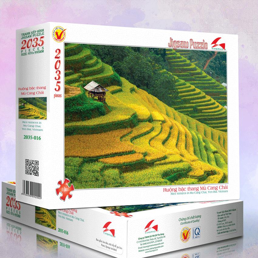 Ruộng bậc thang - Tranh xếp hình 2035-016