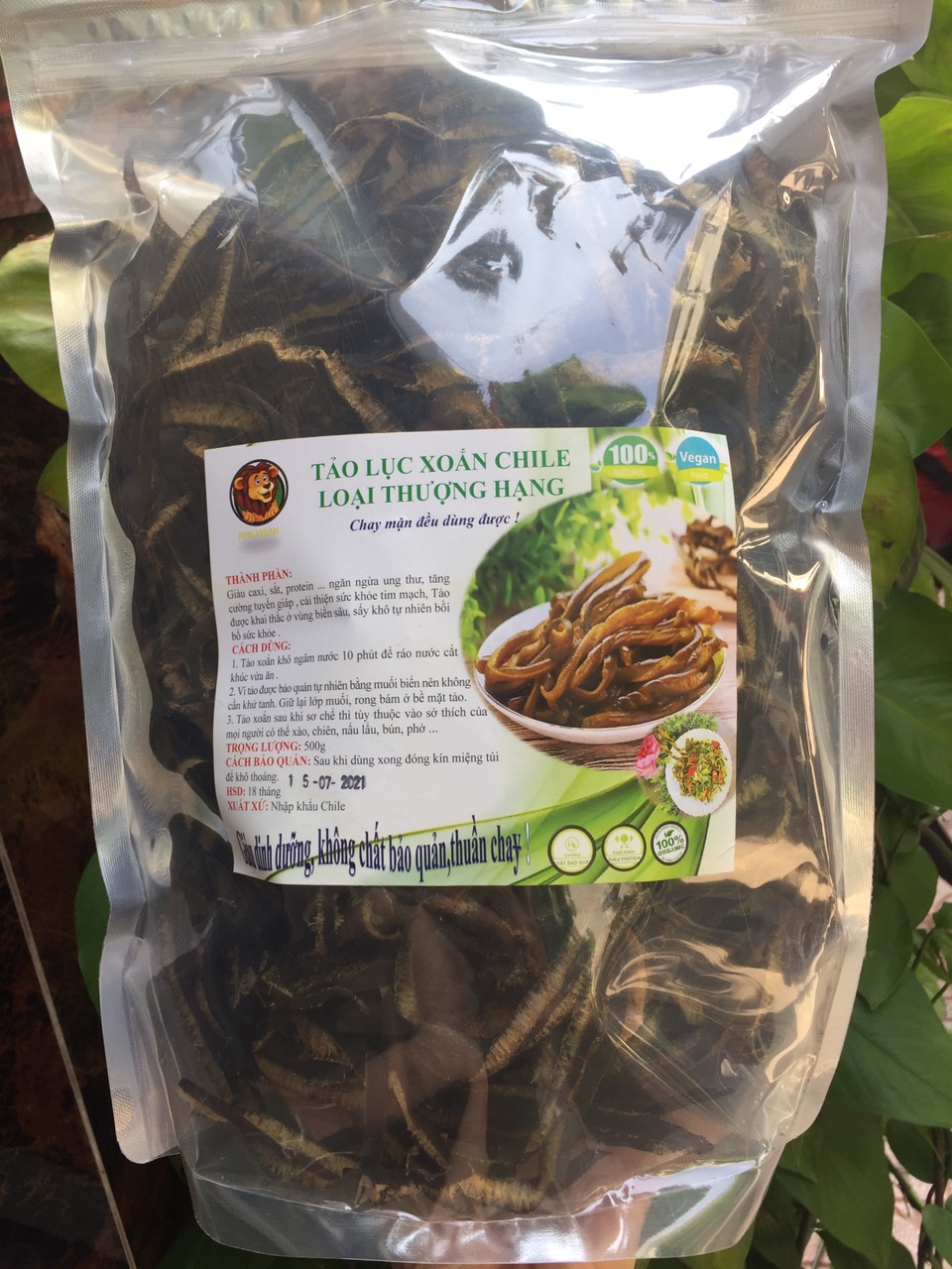 Tảo xoắn chi lê tảo biển đại dương ngon thượng hạng 250 gram