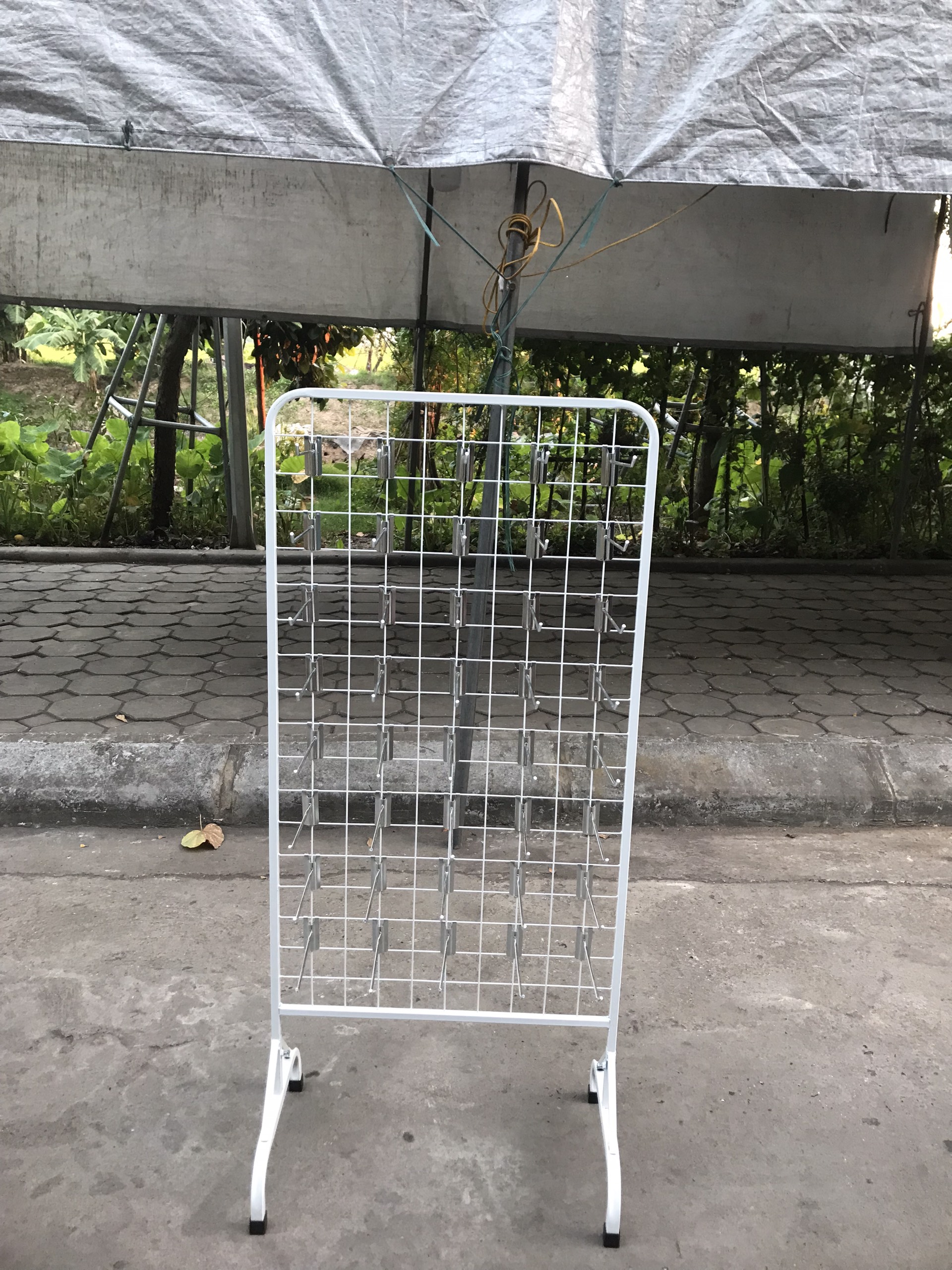 Khung lưới treo đồ, kệ tạp hoá, siêu thị KT130x60cm