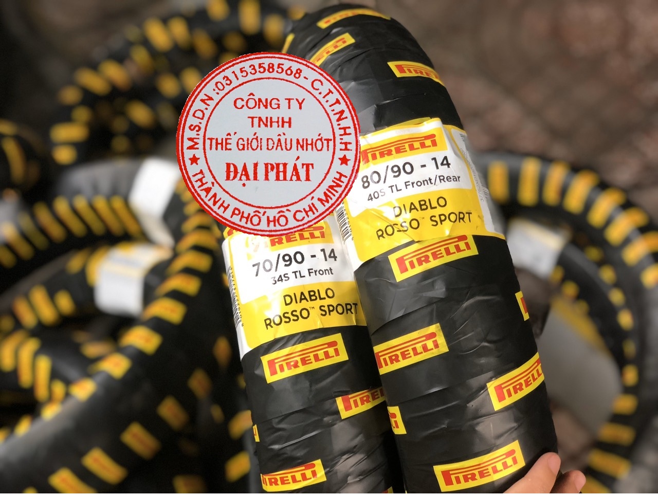 [HCM]Vỏ Pirelli Diablo Rosso Sport các size dành cho các dòng xe tay ga