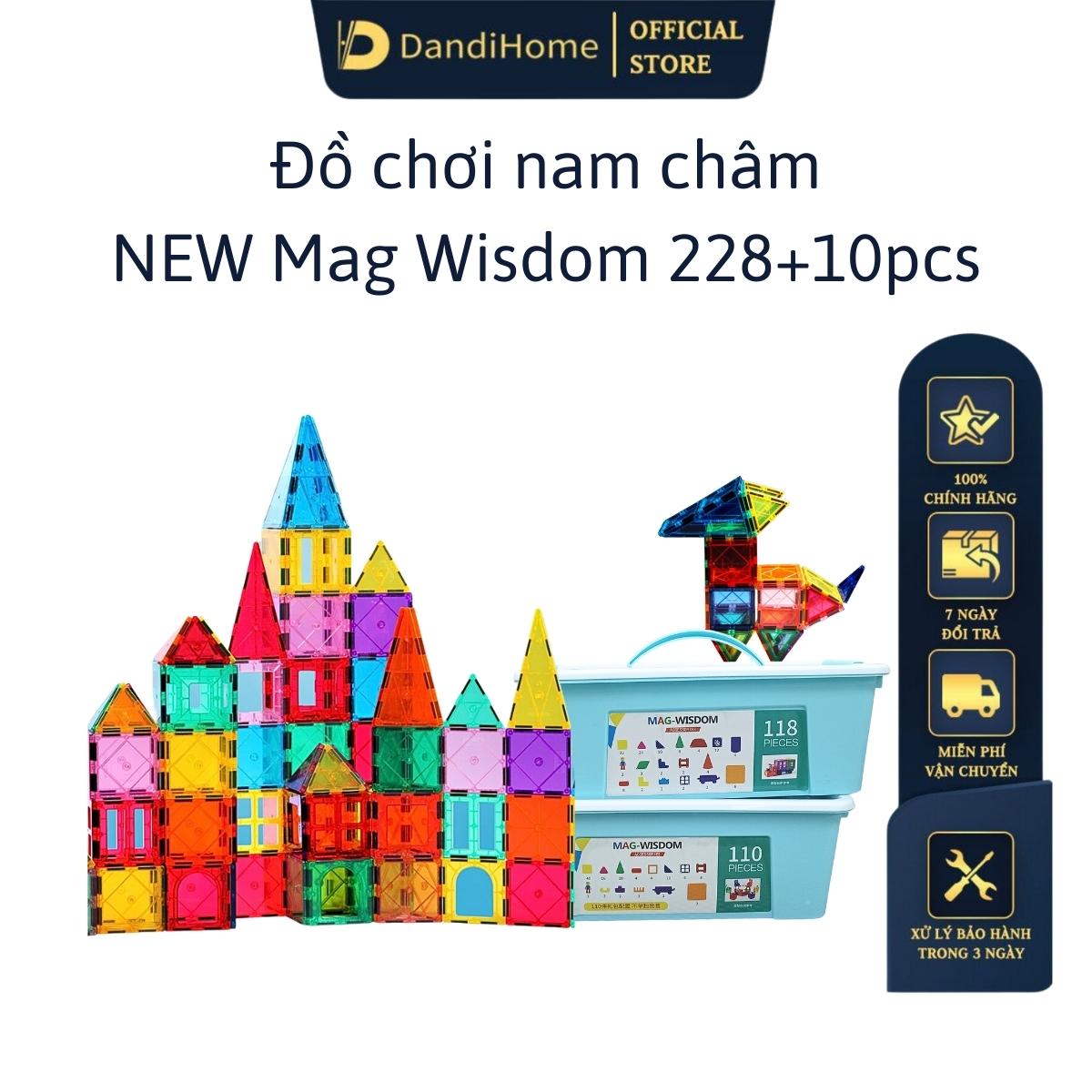 Đồ chơi xếp hình nam châm Mag Wisdom 108 chi tiết