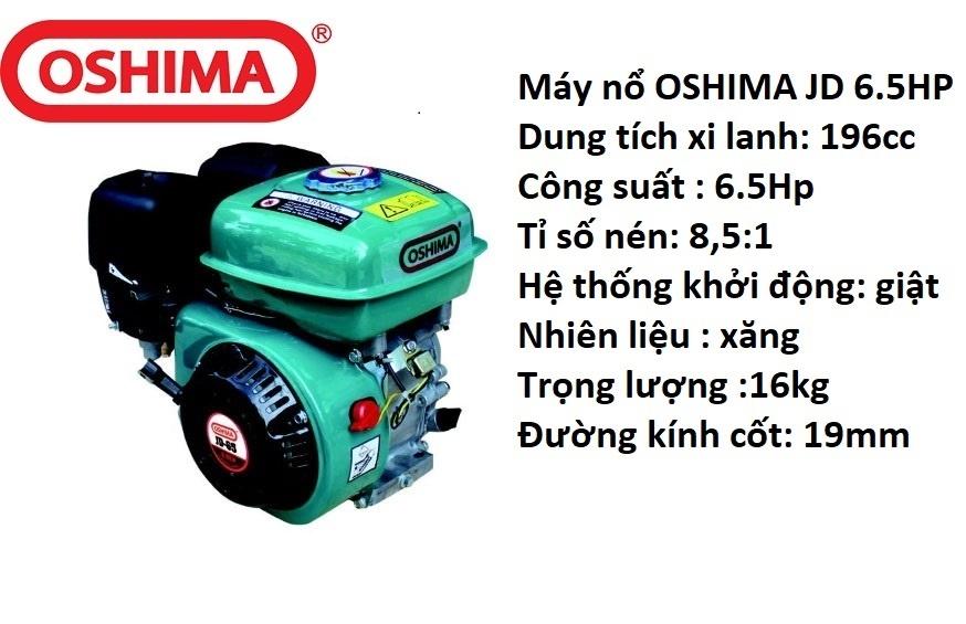 Máy nổ động cơ oshima jd 6.5 hp