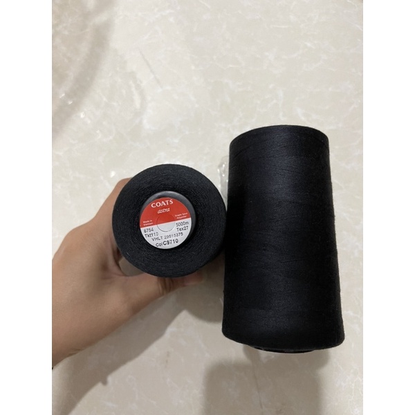 Chỉ may cuộn lớn 5000m, hãng coats, chỉ nguyên cuộn