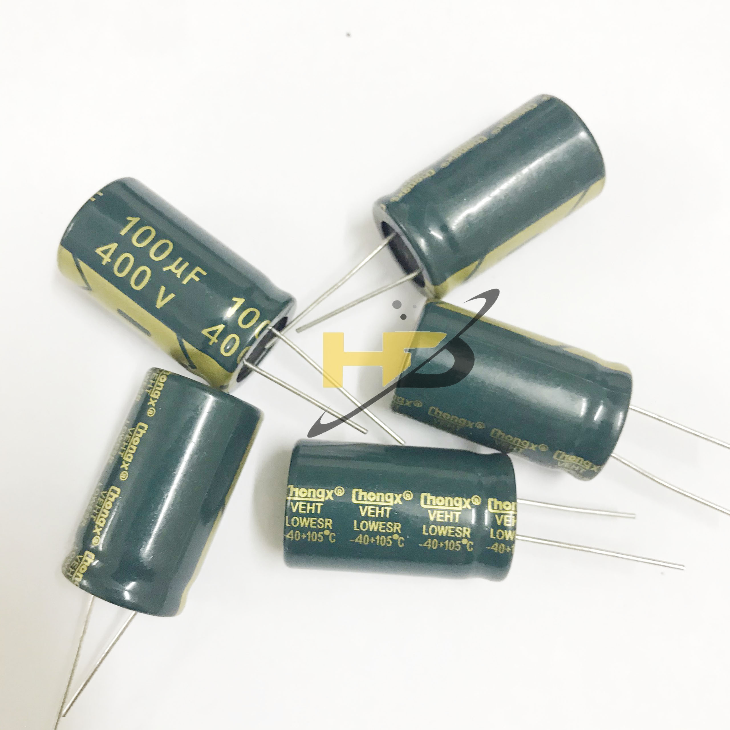 Tụ hóa tần số cao 400v 100uf 18x31mm