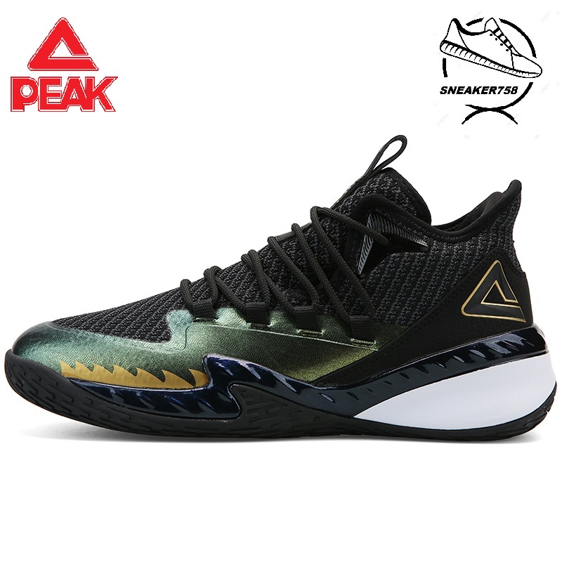 Giày bóng rổ Outdoor PEAK Basketball DA920231 màu Black Gold