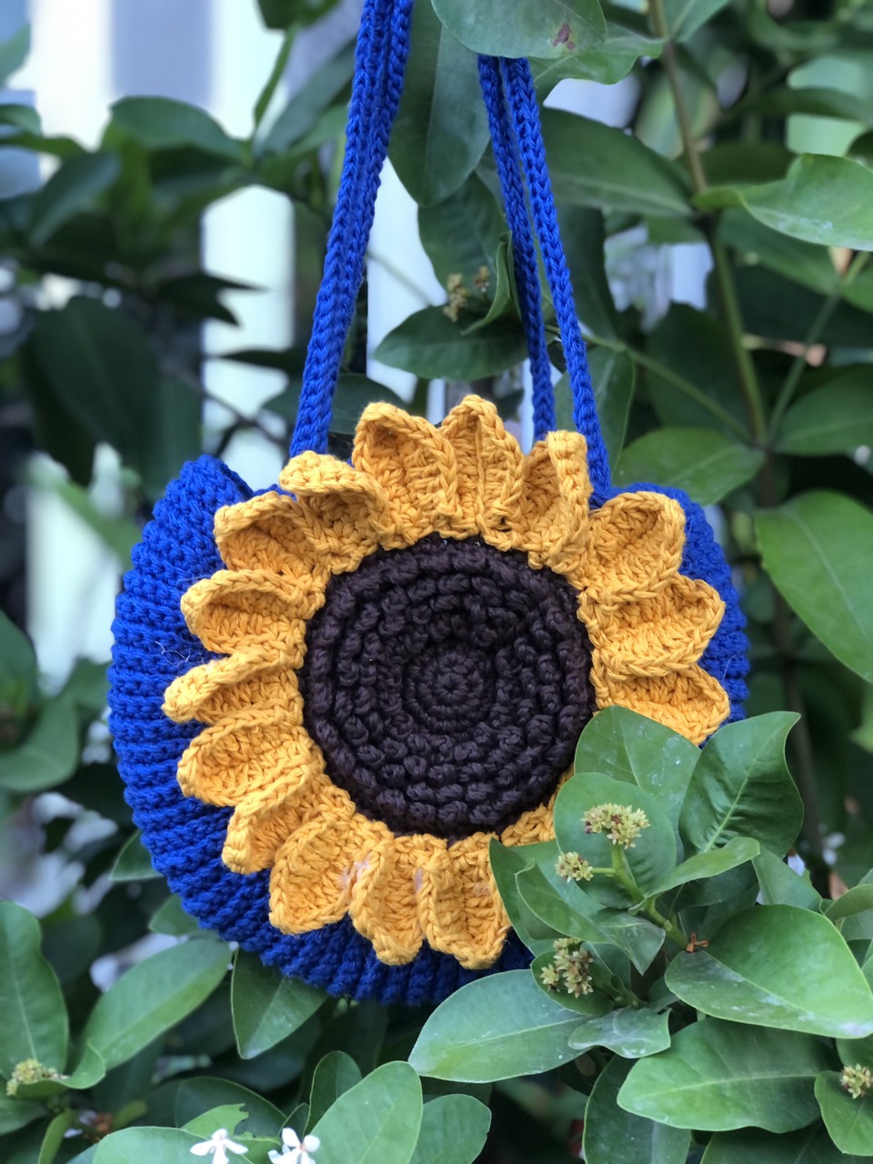 Túi tiểu thư Macrame hàng handmade, túi hoa hồng, túi lưới đi biển