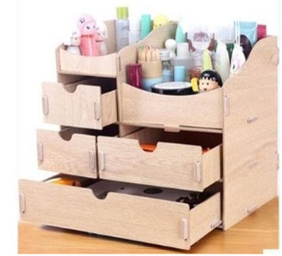 Tủ gỗ mini cho mẹ và bé tiện dụng( màu gỗ)