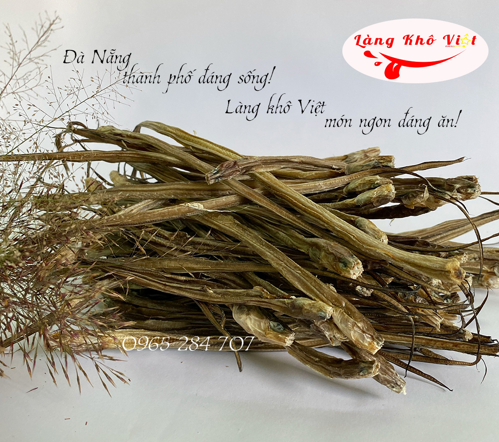 [ gói 500 gram] - KHÔ CÁ ĐÉT CON- NGỌT VỊ TỰ NHIÊN - ĐẶC SẢN ĐÀ NẴNG được phân phối bởi LÀNG KHÔ VIỆT