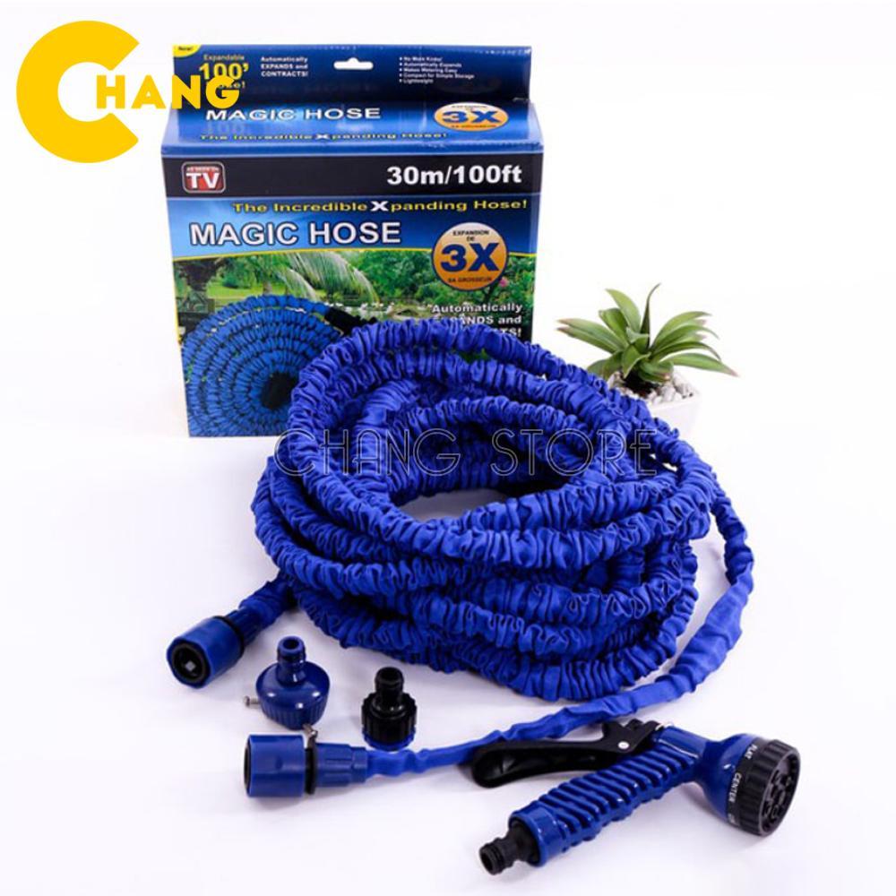 Vòi Xịt Thông Minh Magic Hose 30M, Khả Năng Giãn Nở 3 Lần, Đầu Vòi Và Thân Vòi Làm Tự Vật Liệu Đặc Biệt, Siêu Bền BH12T