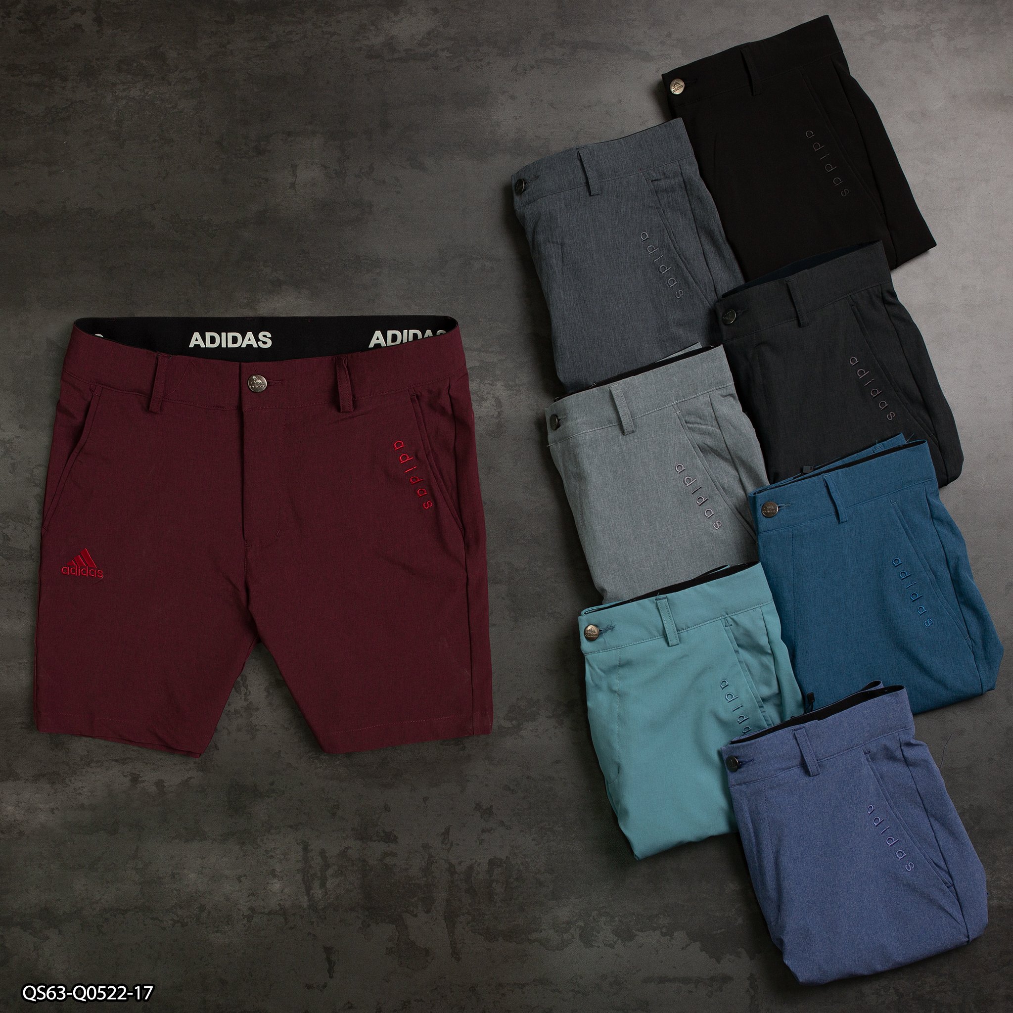 Quần short adidas xi giãn xịn qs63 - thời trang nam vnxk