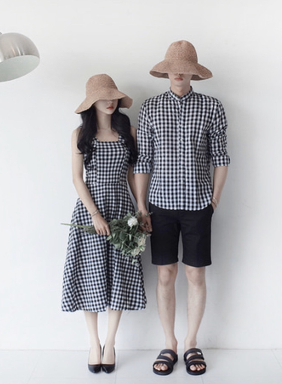 Set áo váy đôi, đồ đôi thời trang thiết kế cao cấp cho các cặp đôi, set áo đôi chụp cưới