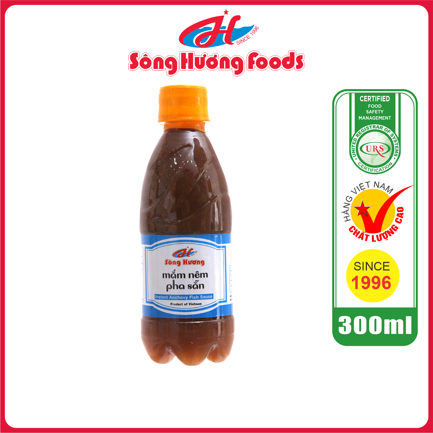 Mắm Nêm Pha Sẵn Sông Hương Foods Chai 300ml - Chấm gỏi cuốn, bún , thịt luộc , tốt tiêu hóa