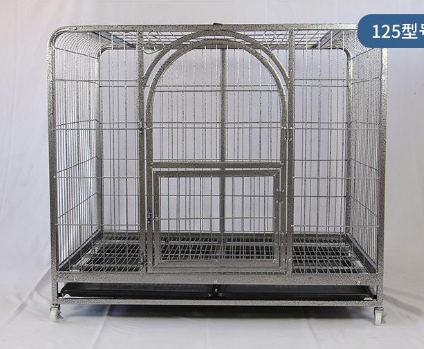 Chuồng Size Đại 1M25 vân đá dành cho chó lớn - có 2 cửa lớn kèm khay khay vệ sinh .