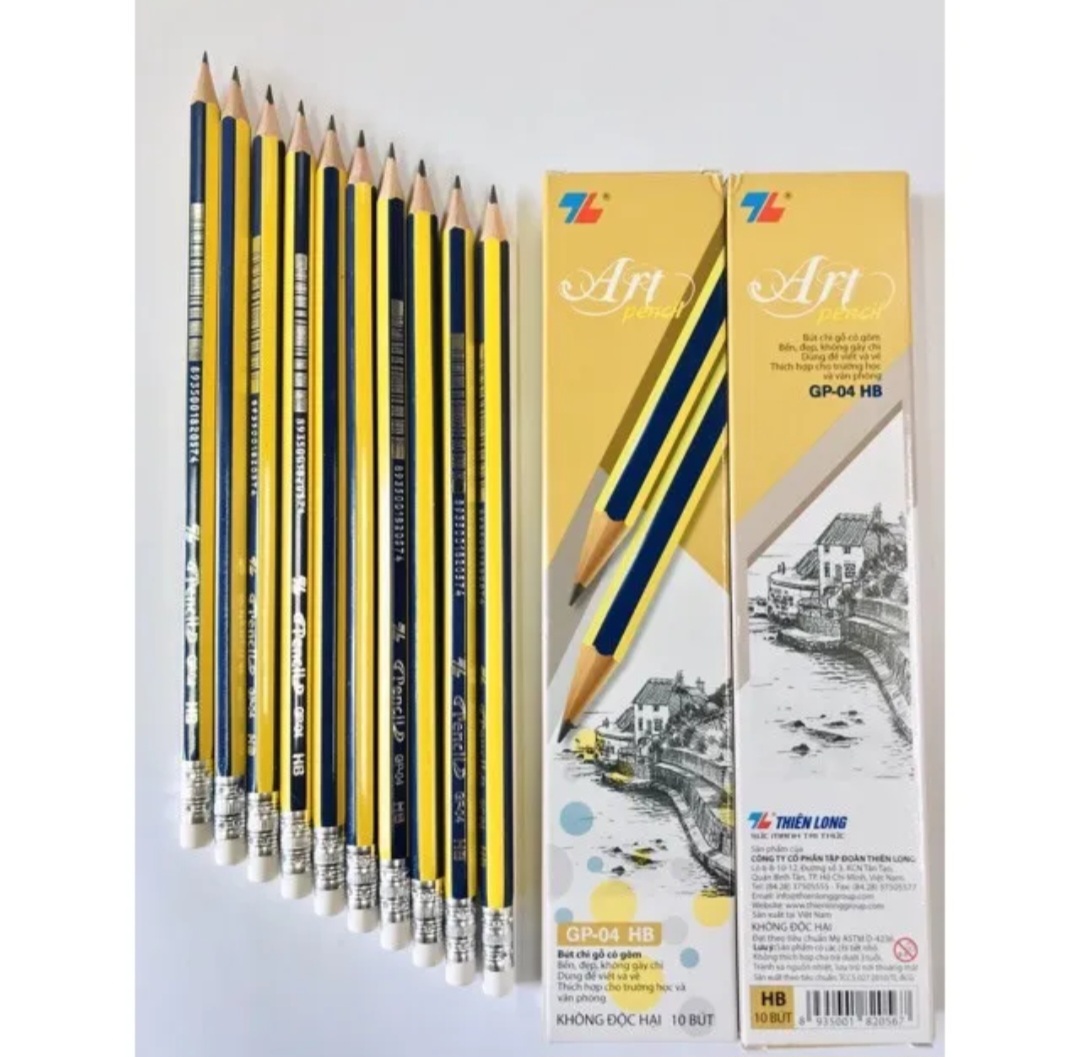 Bút chì gỗ 2b thiên long gp04 - học sinh