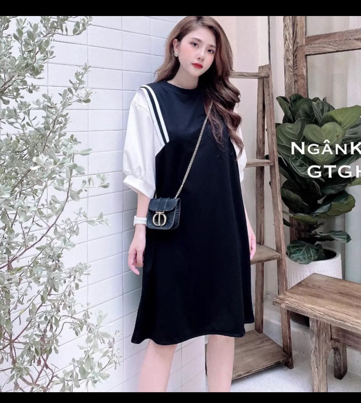 (TẶNG KÈM QUÀ ) ĐẦM BẦU ĐEN SUÔNG TAY LỠ MÀU TRẮNG, CHẤT THUN LẠNH THOÁNG MÁT, KIỂU DÁNG TRẺ TRUNG, NĂNG ĐỘNG VÀ THOẢI MÁI
