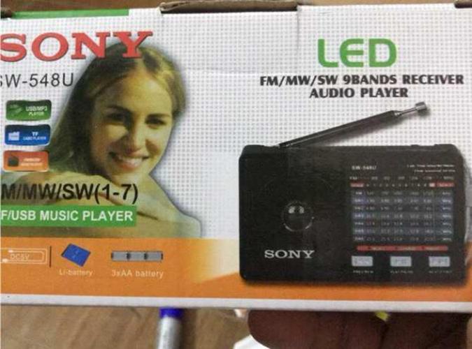 Đài sony radio sony SW548 siêu nhỏ gọn cho người già