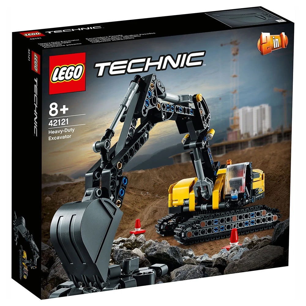 Bộ lắp ráp xe máy xúc hạng nặng - lego technic 42121 heavy duty excavator