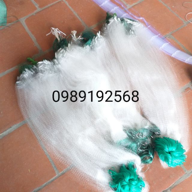 Lưới đánh cá 1 lớp cao 1m dài 100m đánh cá rô,diếc chì nặng
