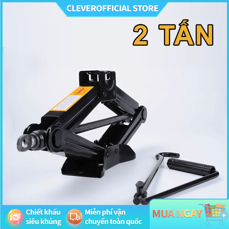 ⚡Miễn Phí Vận Chuyển⚡Bộ Kích Gầm Ô Tô, Kích Thay Lốp Cho Xe Hơi Có Đòn Bẩy Nâng Gầm Dễ Dàng Trọng Tải 2 Tấn