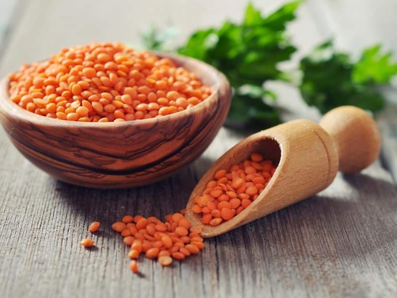 Đậu lăng đỏ hàng nhập khẩu không biến đổi gen ăn chay ăn kiêng gói 500gr