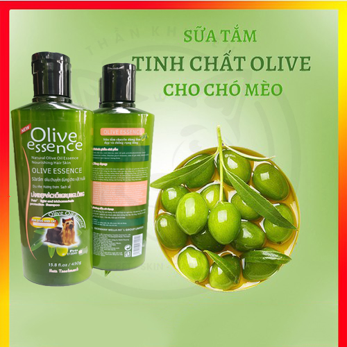 Sữa tắm chó mèo olive essence 15.8fl.oz / 450g