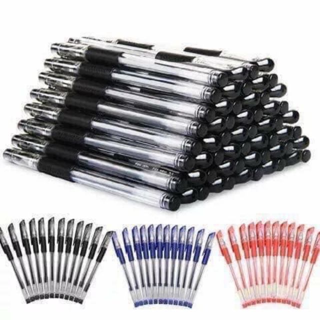Set 50 bút bi nước , bút bi văn phòng mực đều nét chữ đẹp