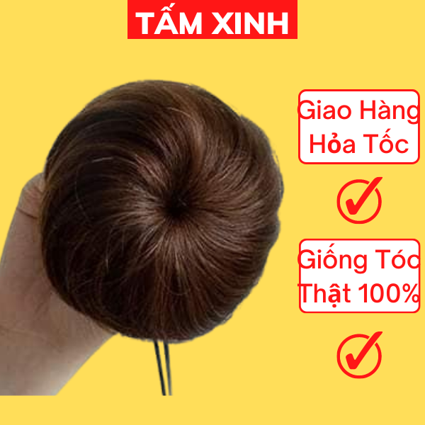 BÚI TÓC GIẢ CỦ TỎI ĐẸP - HÀNG LOẠI 1