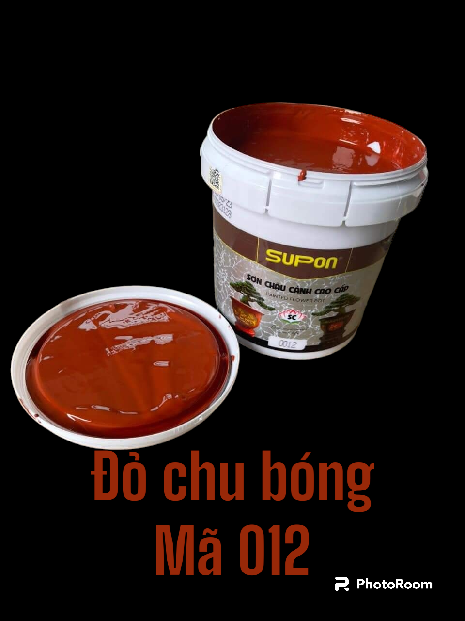 Sơn màu đỏ chu bóng, sơn chậu cảnh chuyên dụng, ngoại thất