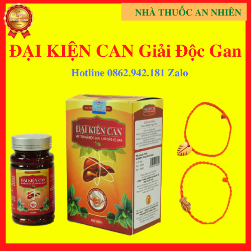 [HCM]ĐẠI KIỆN CAN - Giải độc Gan - Tăng cường chức năng gan + Tặng Vòng Tay Chỉ Đỏ  - AN001