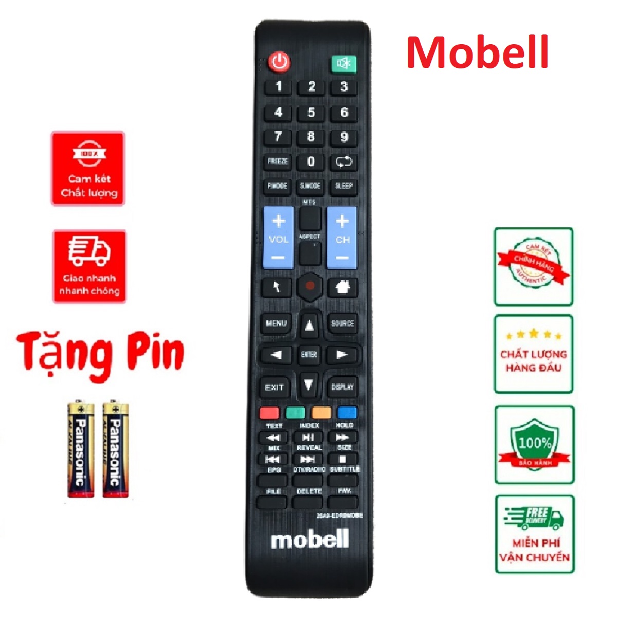 Điều khiển tivi mobell, Remote Điều khiển Tivi Mobell 40S600A hàng xịn mới 100%