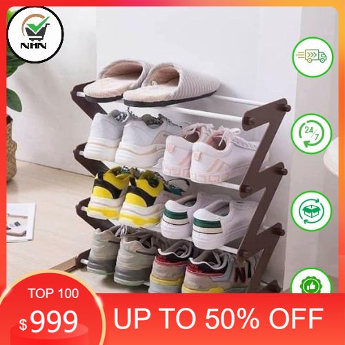 Kệ dép 4 tầng chữ z để sách vở, giày dép, vật dụng đang năng và tiện lợi