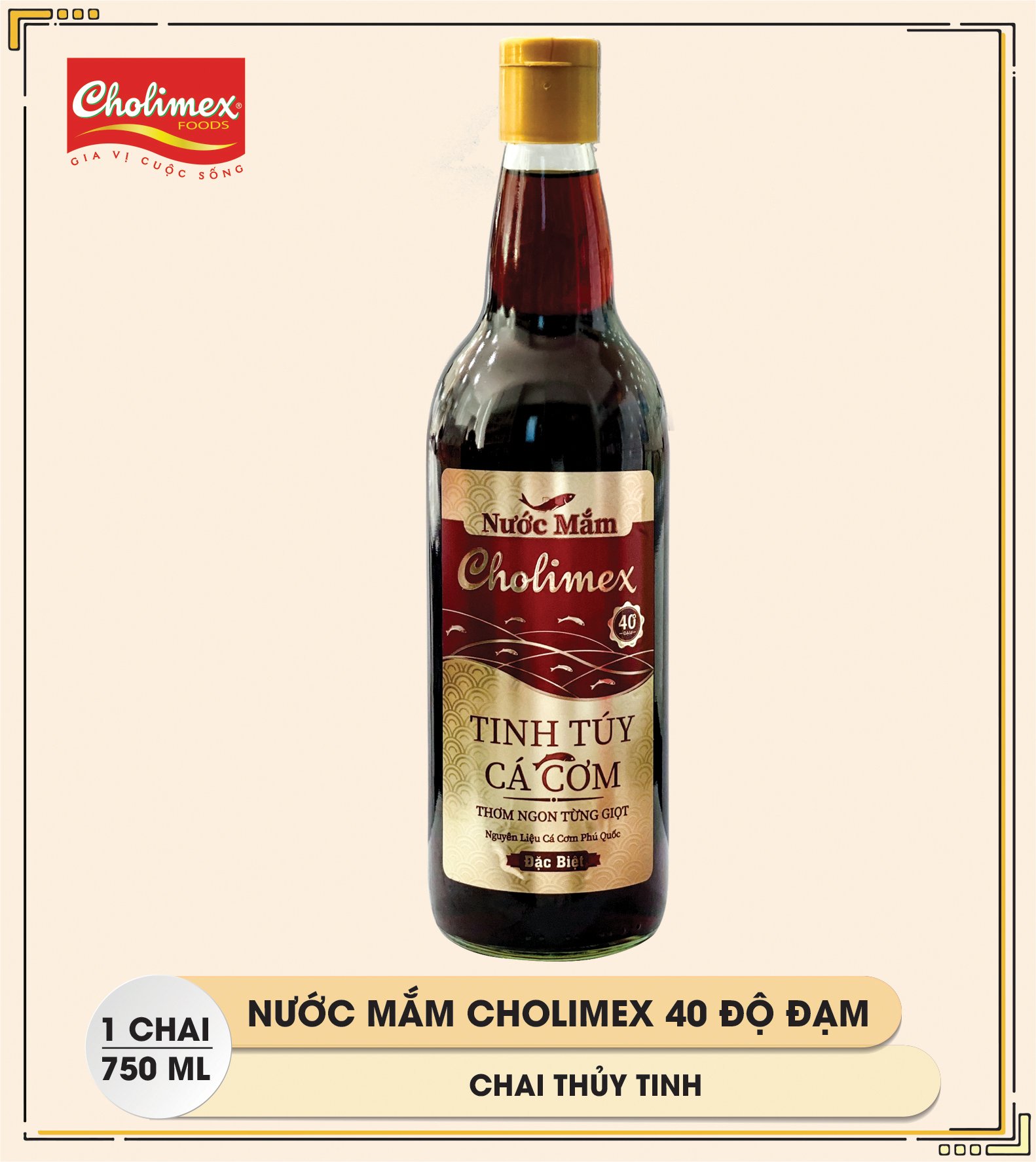 Nước mắm cholimex 40 độ đạm - 750ml
