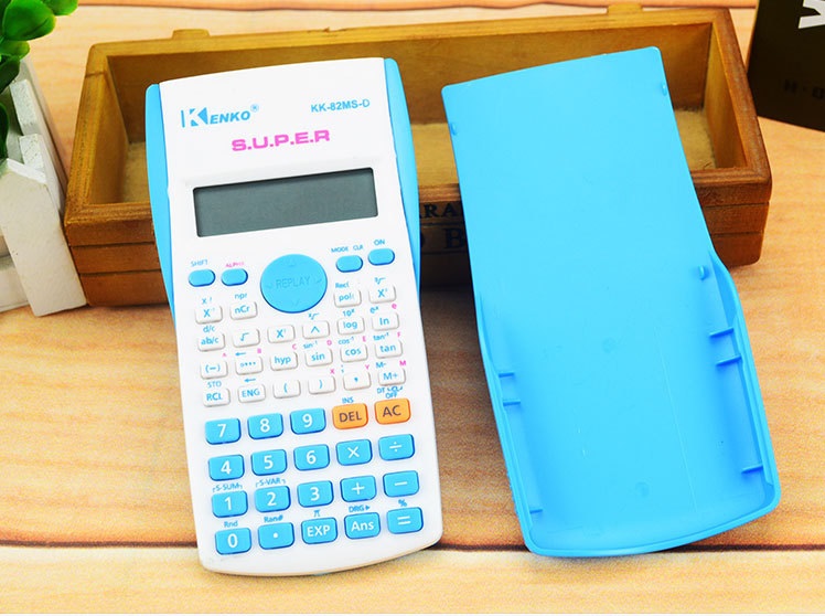 Máy tính cầm tay bỏ túi học sinh kenko KK-82MS-B nhỏ gọn tiện lợi chính xác