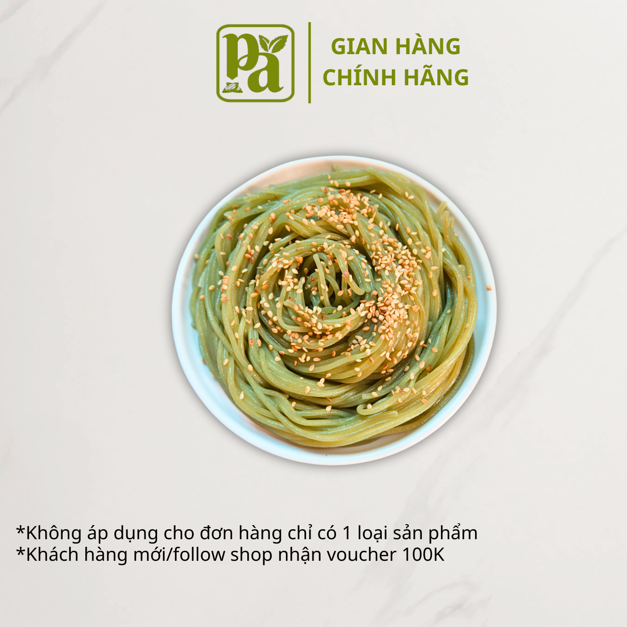 Combo 2 gói bún chùm ngây Phú An Healthy Foods 500g dành cho người ăn kiêng, giữ dáng, healthy, giảm cân, keto, das, eatclean