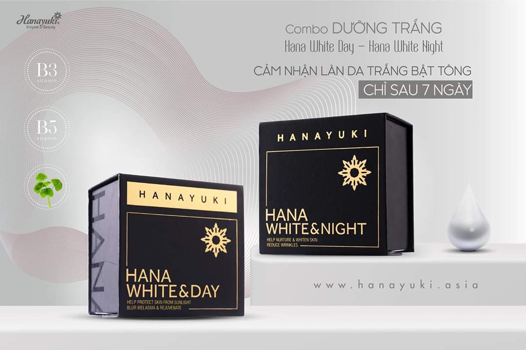 Bộ đôi kem ngày trắng da chống nắng ngày và Kem đêm dưỡng trắng chống laõ hoá tái tạo collagen