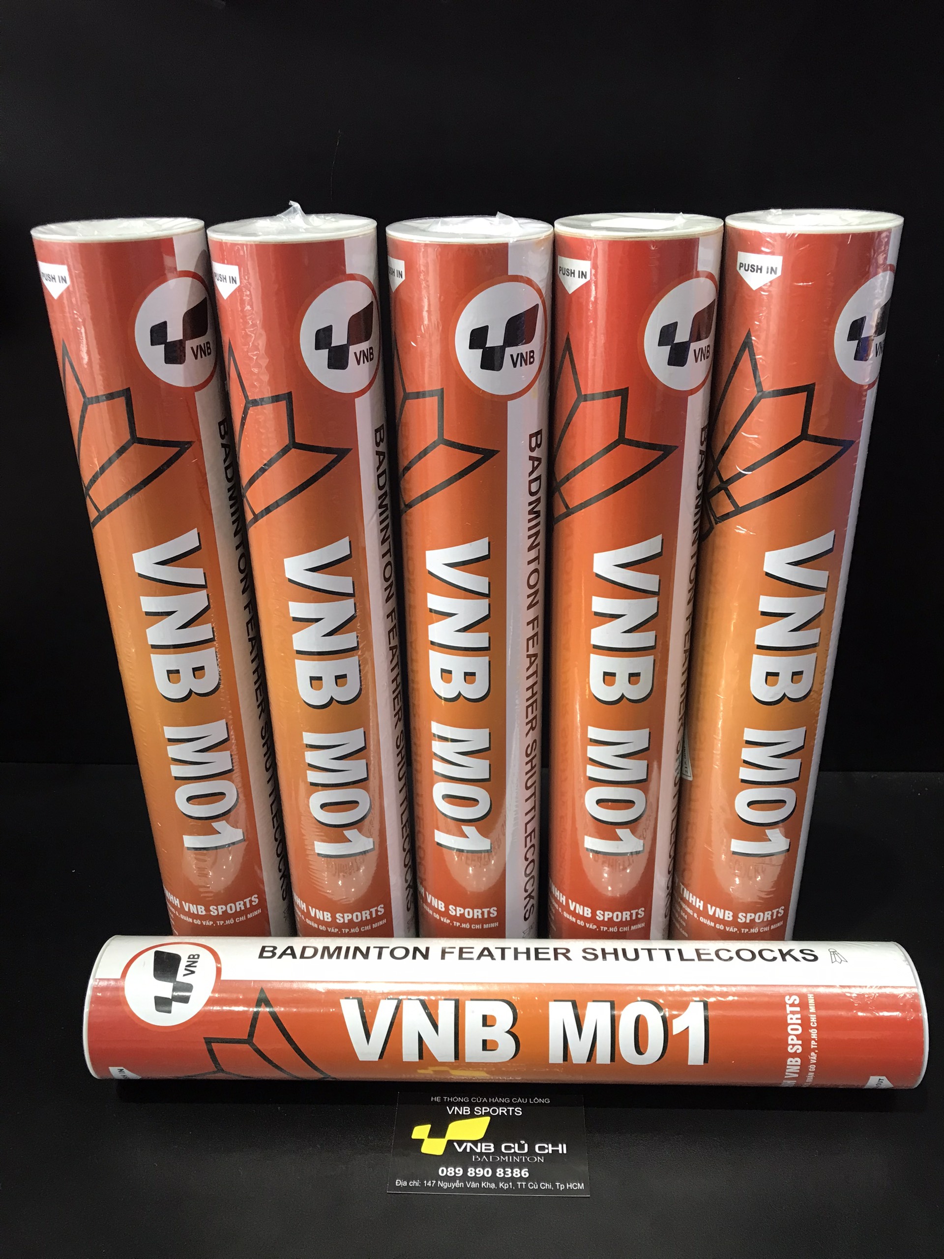  Ống cầu lông VNB M01  12 quả  ống  