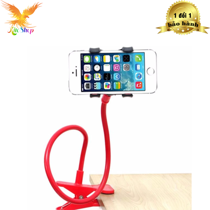 Đế Kẹp Điện Thoại Đuôi Khỉ Xoay 360 Chất Liệu Thép Không Gỉ Bền Bỉ, Chắc Chắc