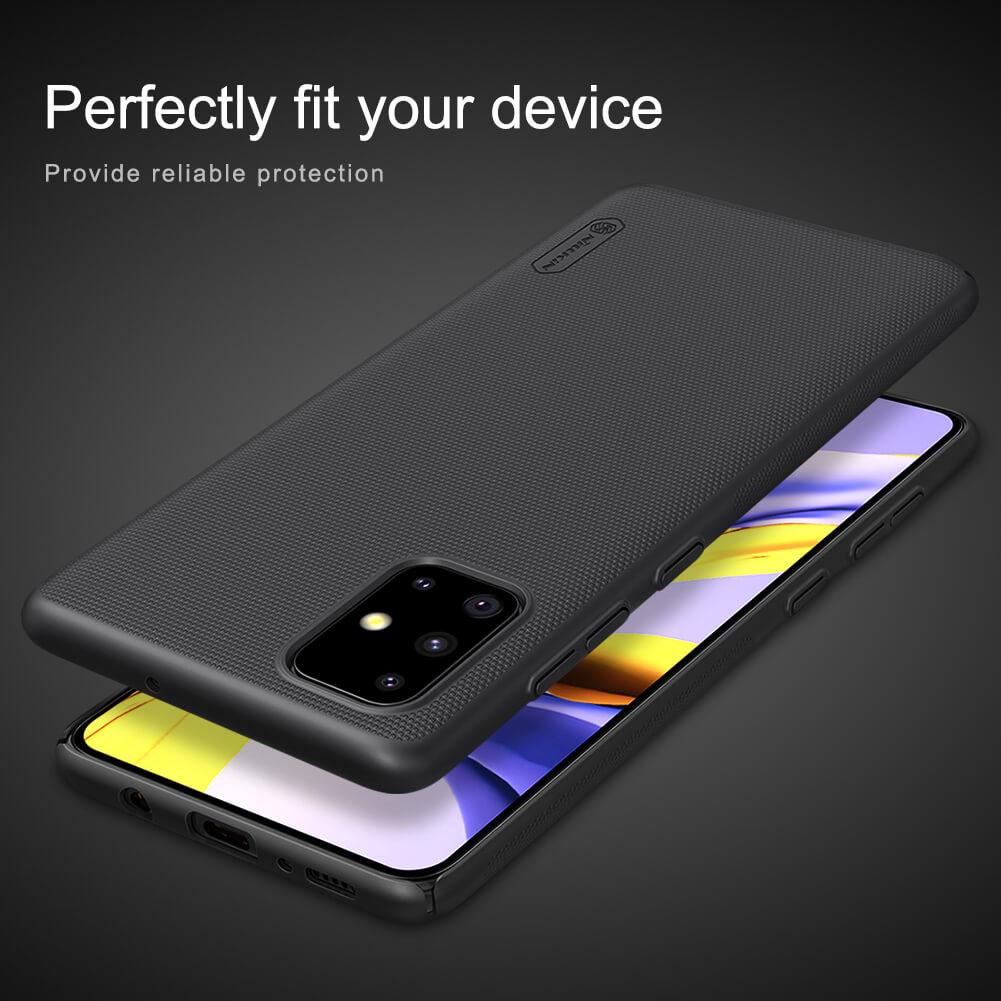 Ốp lưng Nillkin Sần cho Samsung Galaxy A71 chông vân tay, siêu bền tặng kèm chống lưng xem phim