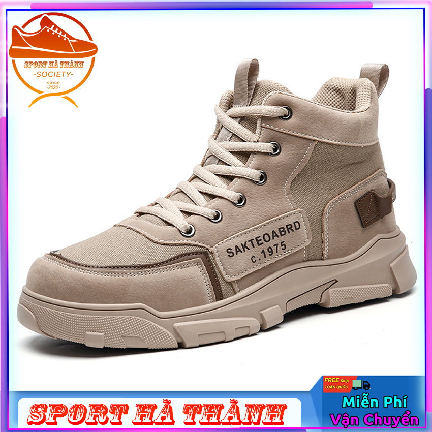 Giày cao cổ da lộn C 1975 kiểu dáng thời trang - Giày sneaker thời trang Shop SPORT HÀ THÀNH